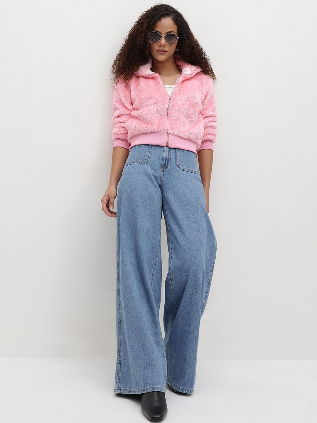 Roadster Women Pink Wool Sporty Jacket