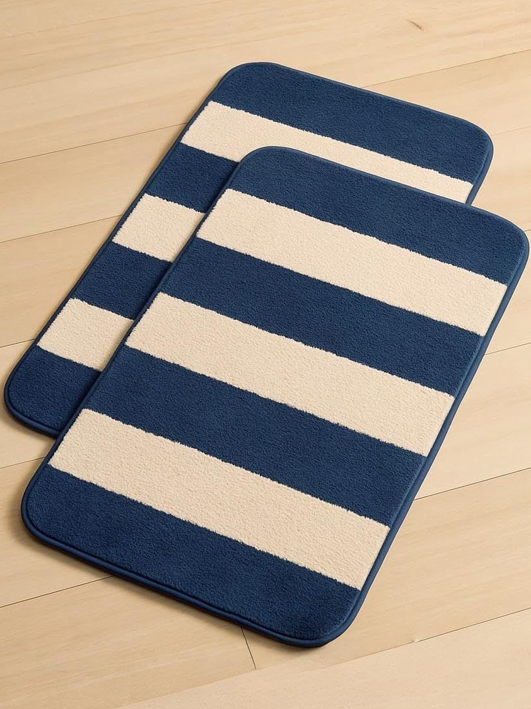 Adhigams Pack Of 2 SUPER-ABSORBENT And FAST-DRYING Bath Rugs