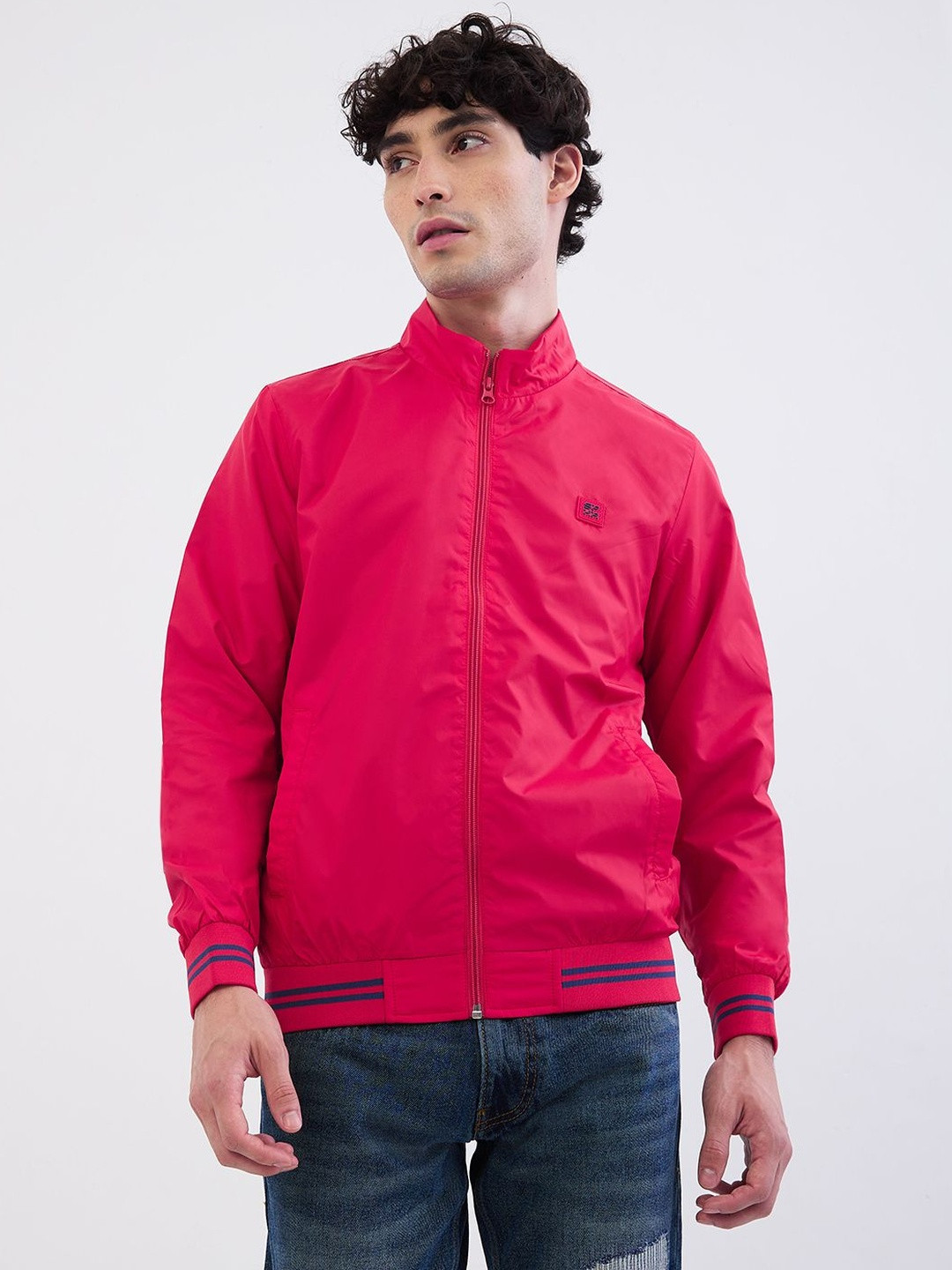 SPYKAR Men Red Polyester Jackets
