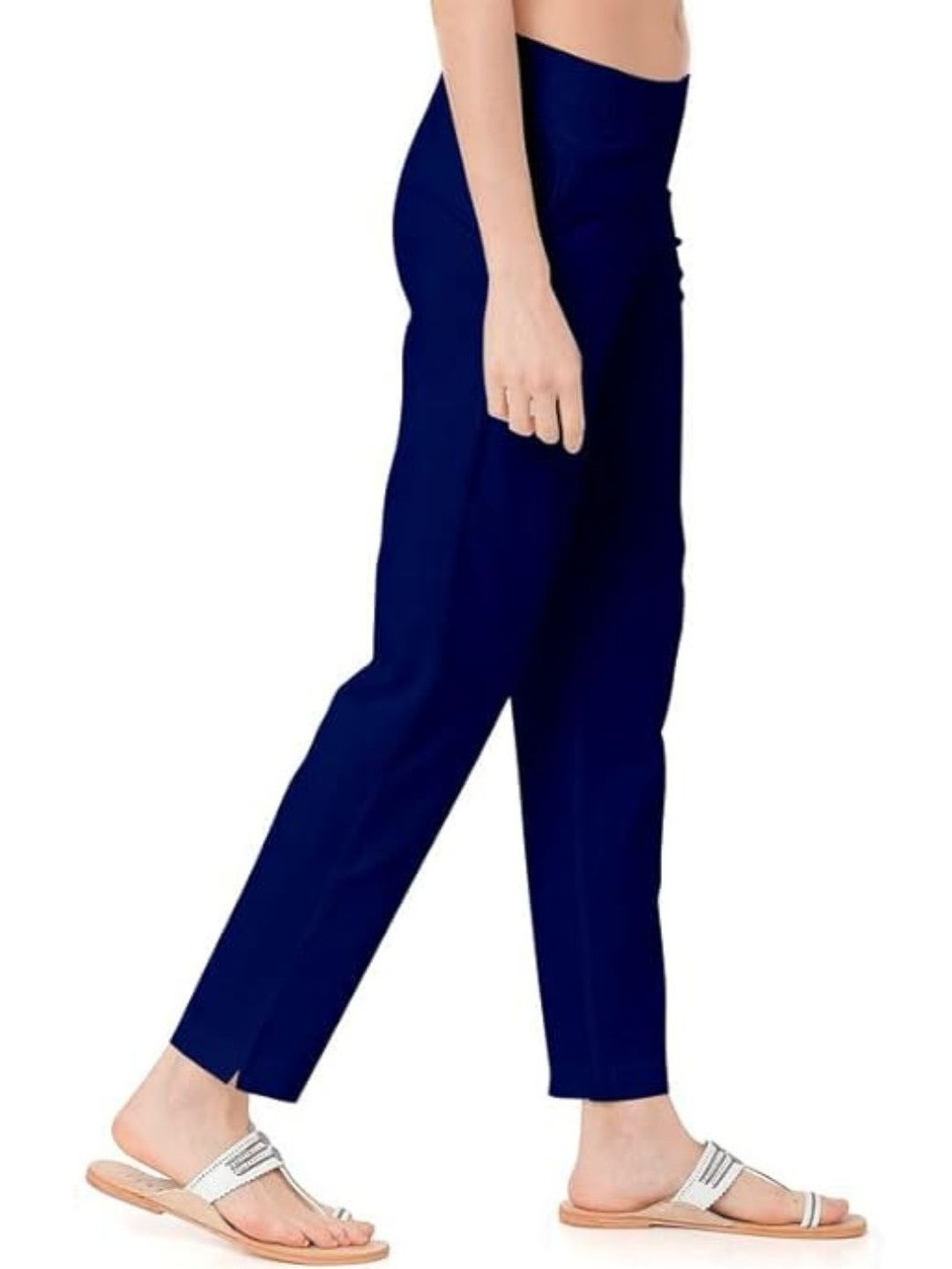 Cdeck Women Navy Blue Cotton Outdoor Track Pants
