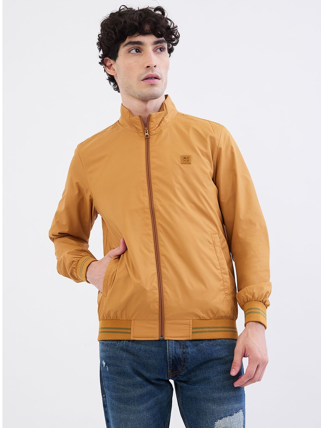 SPYKAR Men Brown Polyester Jackets