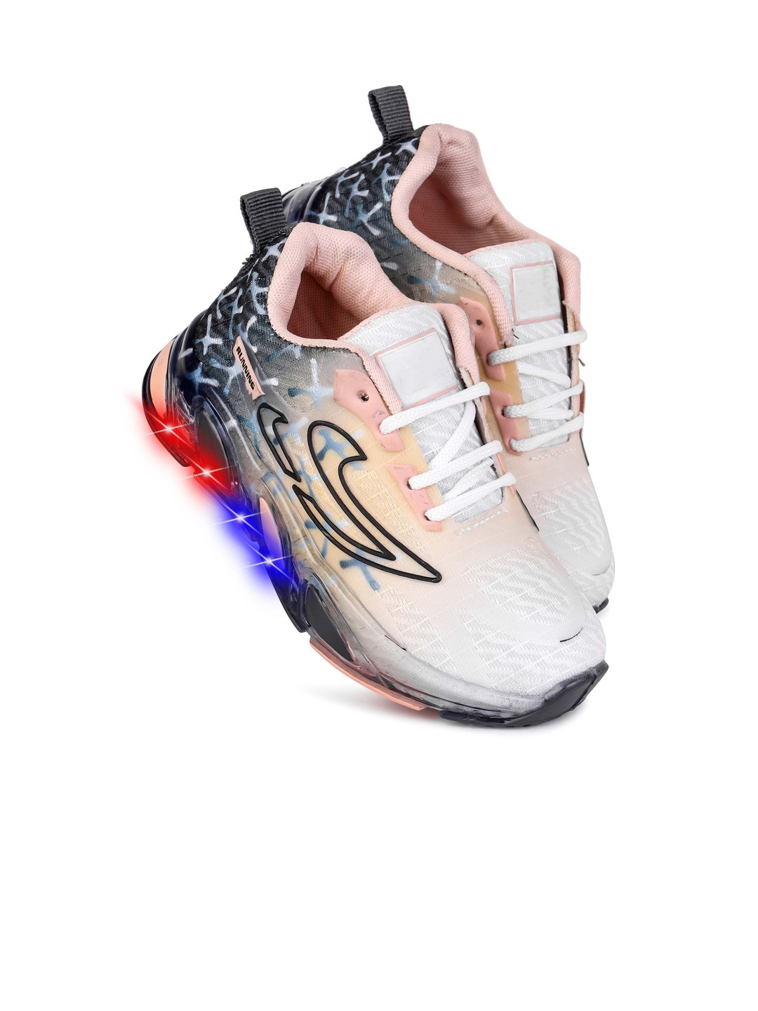 PENNEN Boys Printed Sneakers With LED Lights