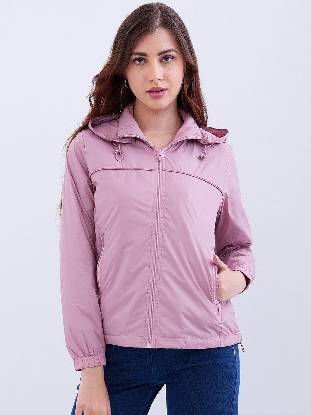 SPYKAR Women Regular Fit Hooded Casual Jackets