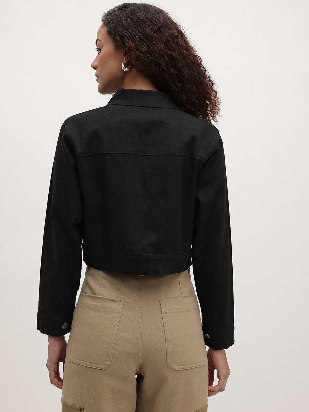 Roadster Women Crop Denim Jacket
