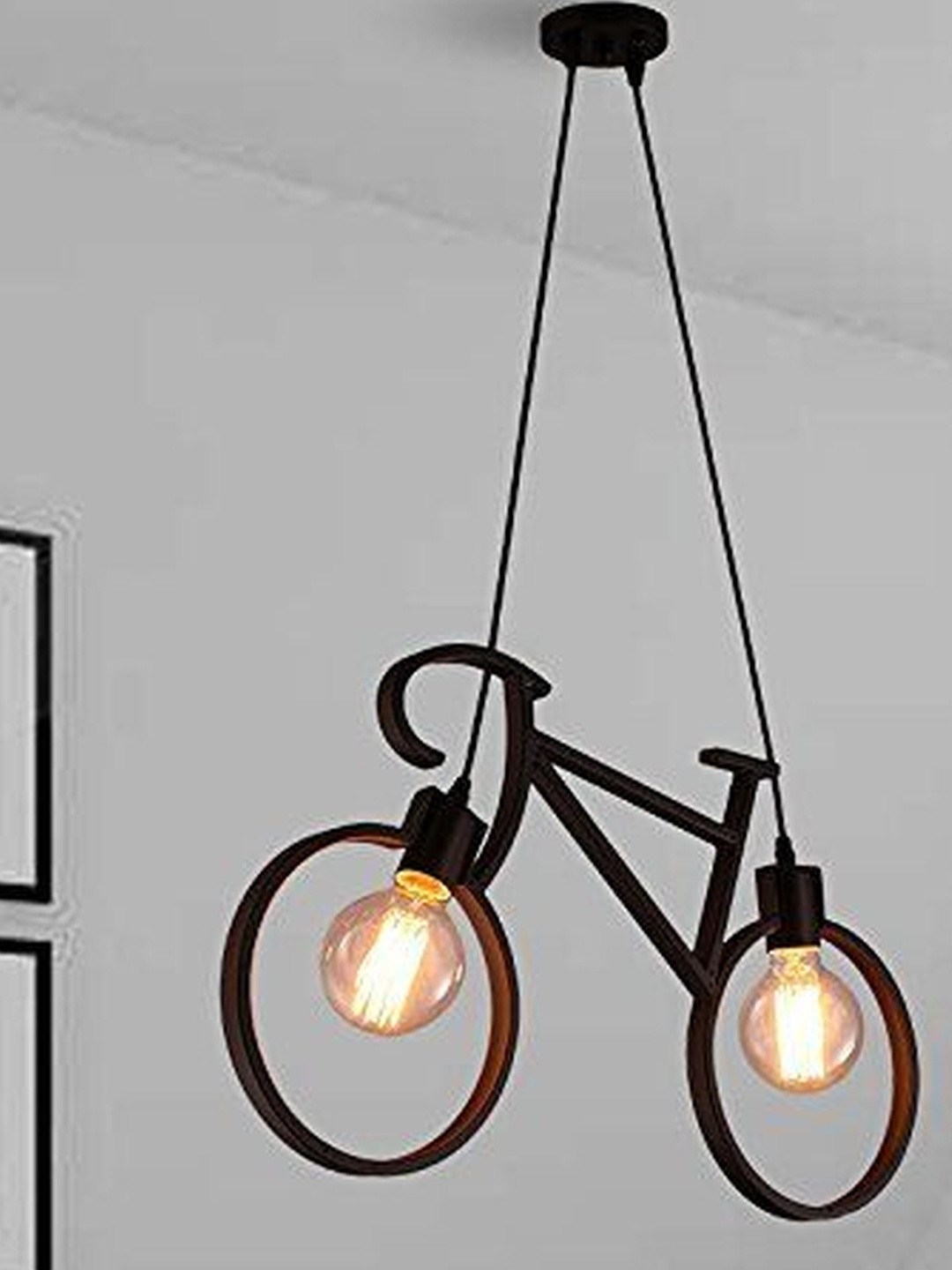 ARGHYAM Black Cycle Design Ceiling Lamp