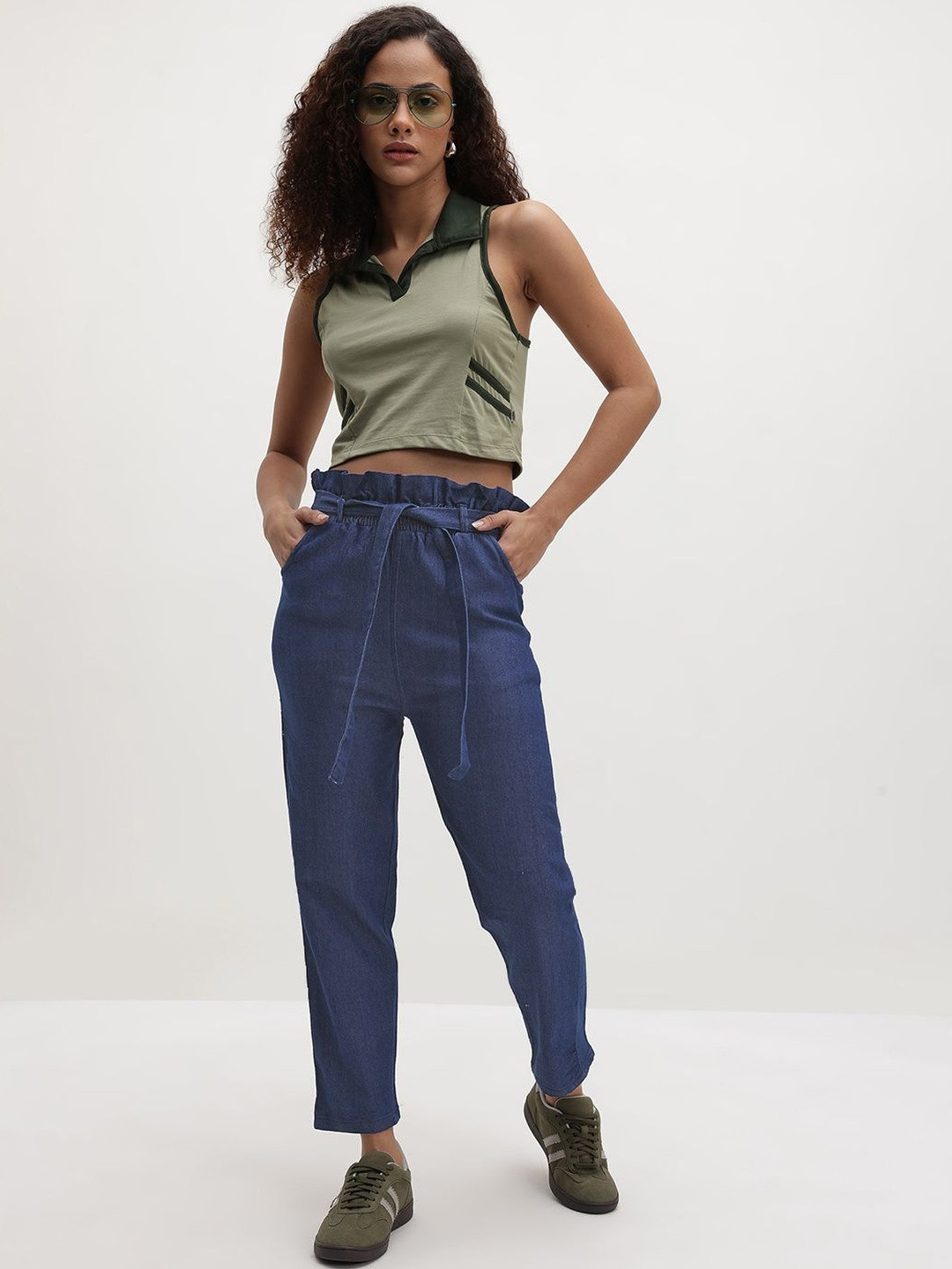 Roadster Women Navy Blue Cotton Stretchable Jeans
