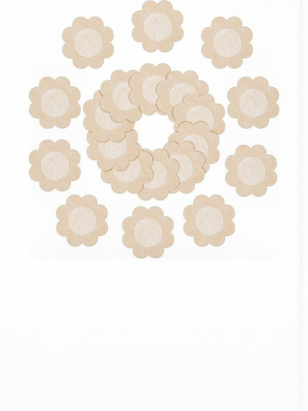 DClub Women 20 pair Reusable Satin Nipple Pasties Stick-On Lingerie accessories