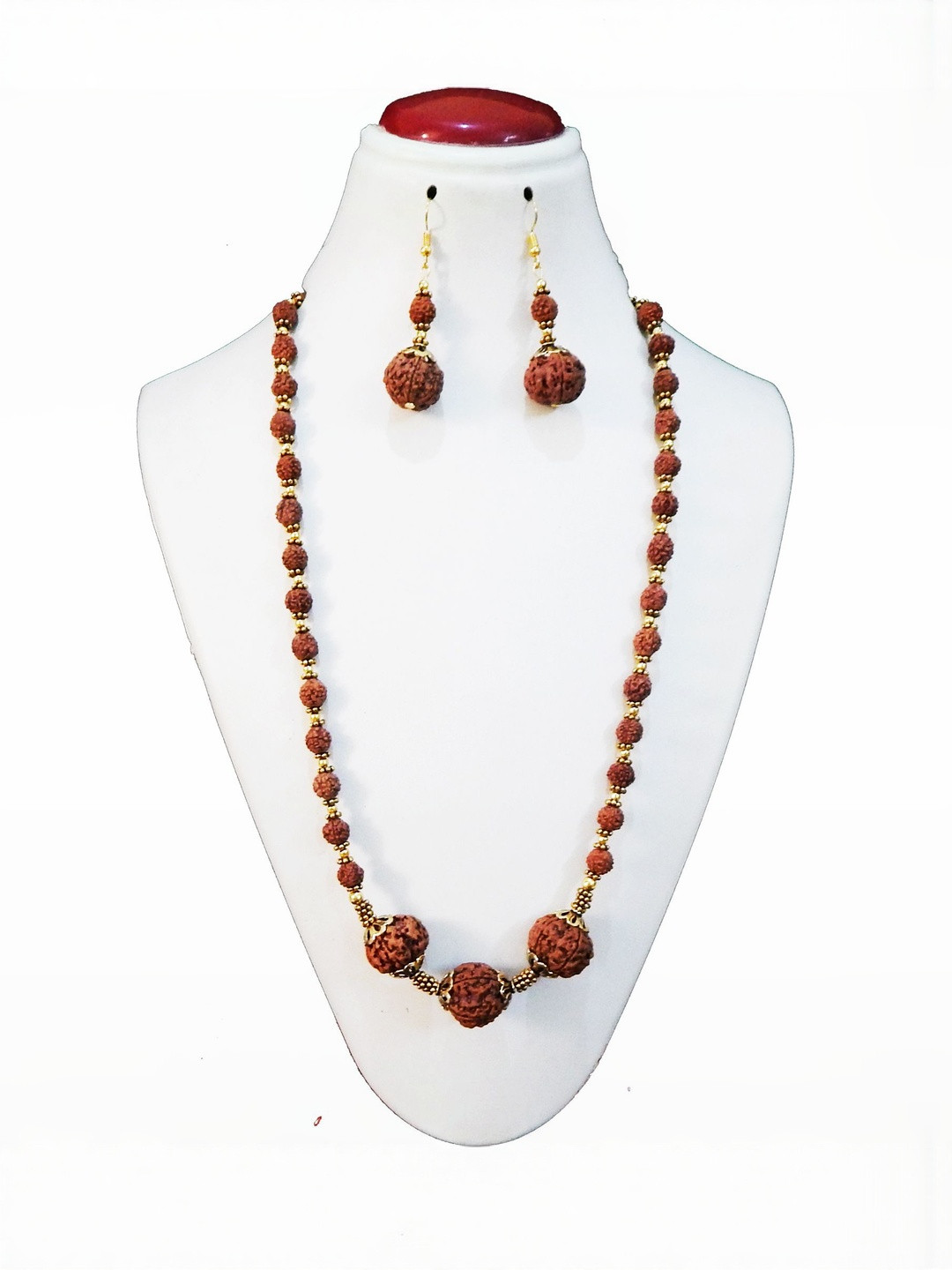 Jaya Vision Jewelry Unisex Gold-Plated Copper NA Jewellery Set