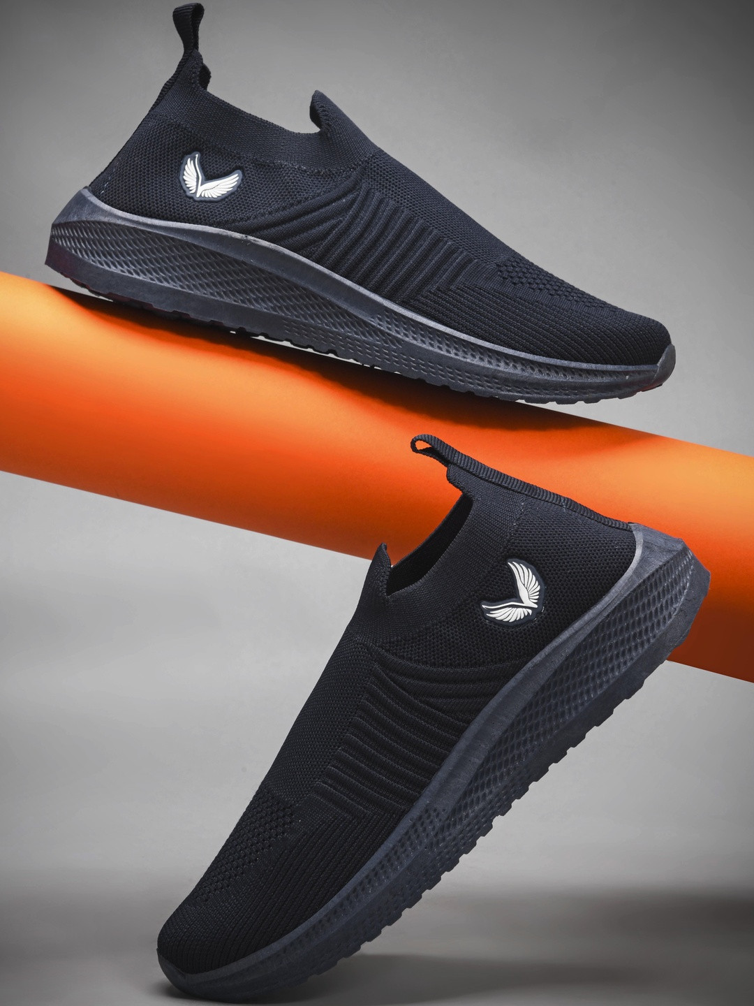 SHOELAMB Men Navy Blue  Mesh Casual Shoes