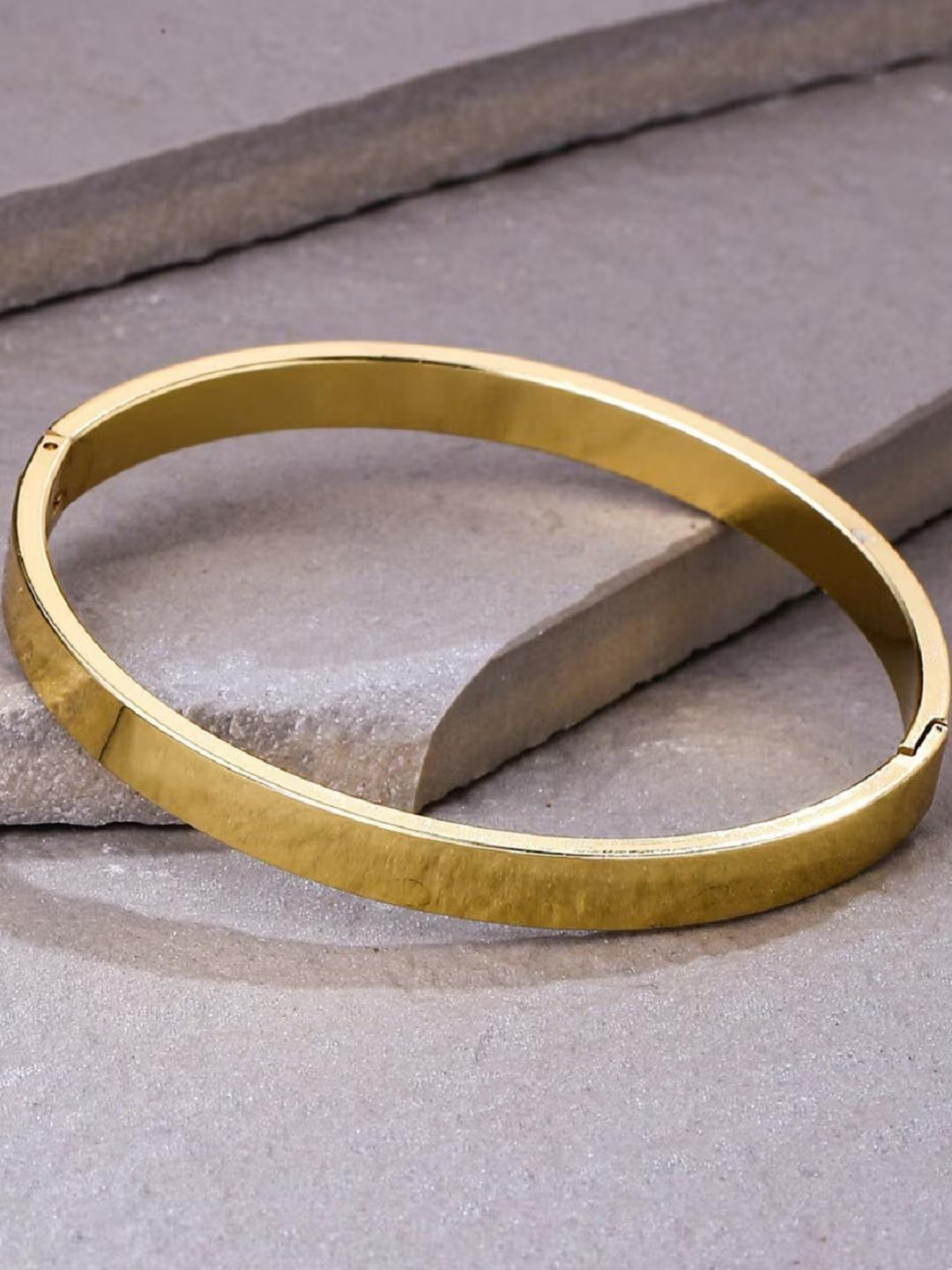 Samna Handicrafts Gold-Plated Stainless Steel Bracelet