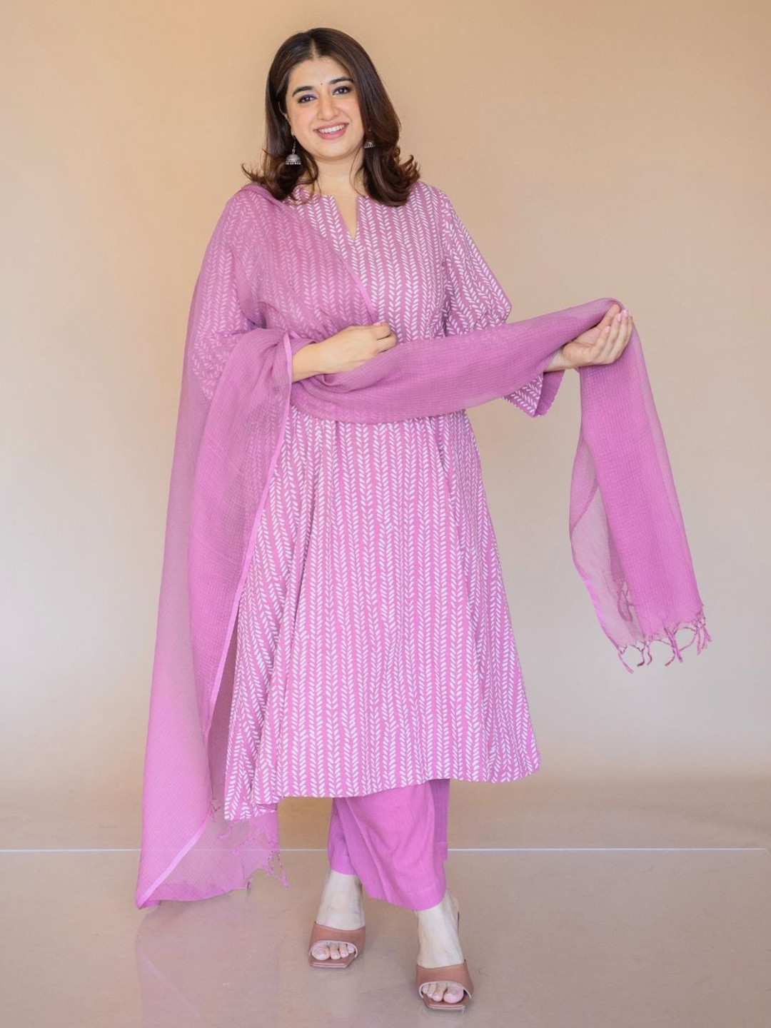 THE INDIAN ETHNIC CO Printed Cotton Dupatta