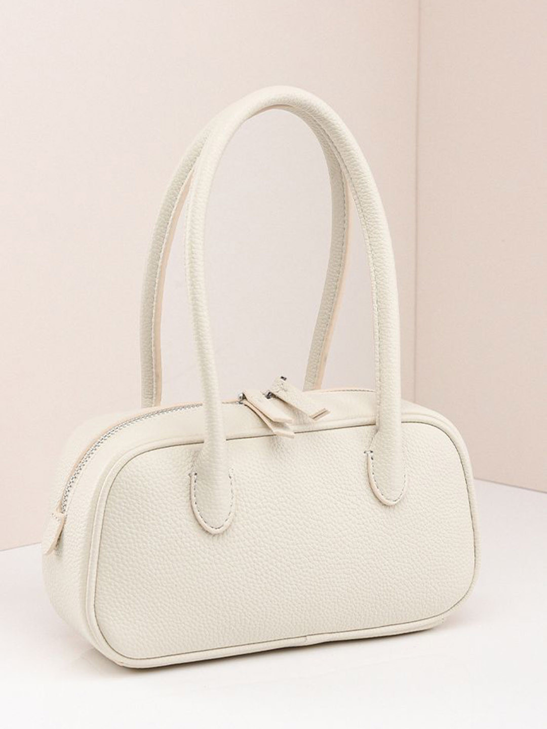 CORSICA Textured Two Handle Miniature Handheld Bag With Non-Detachable Sling Strap