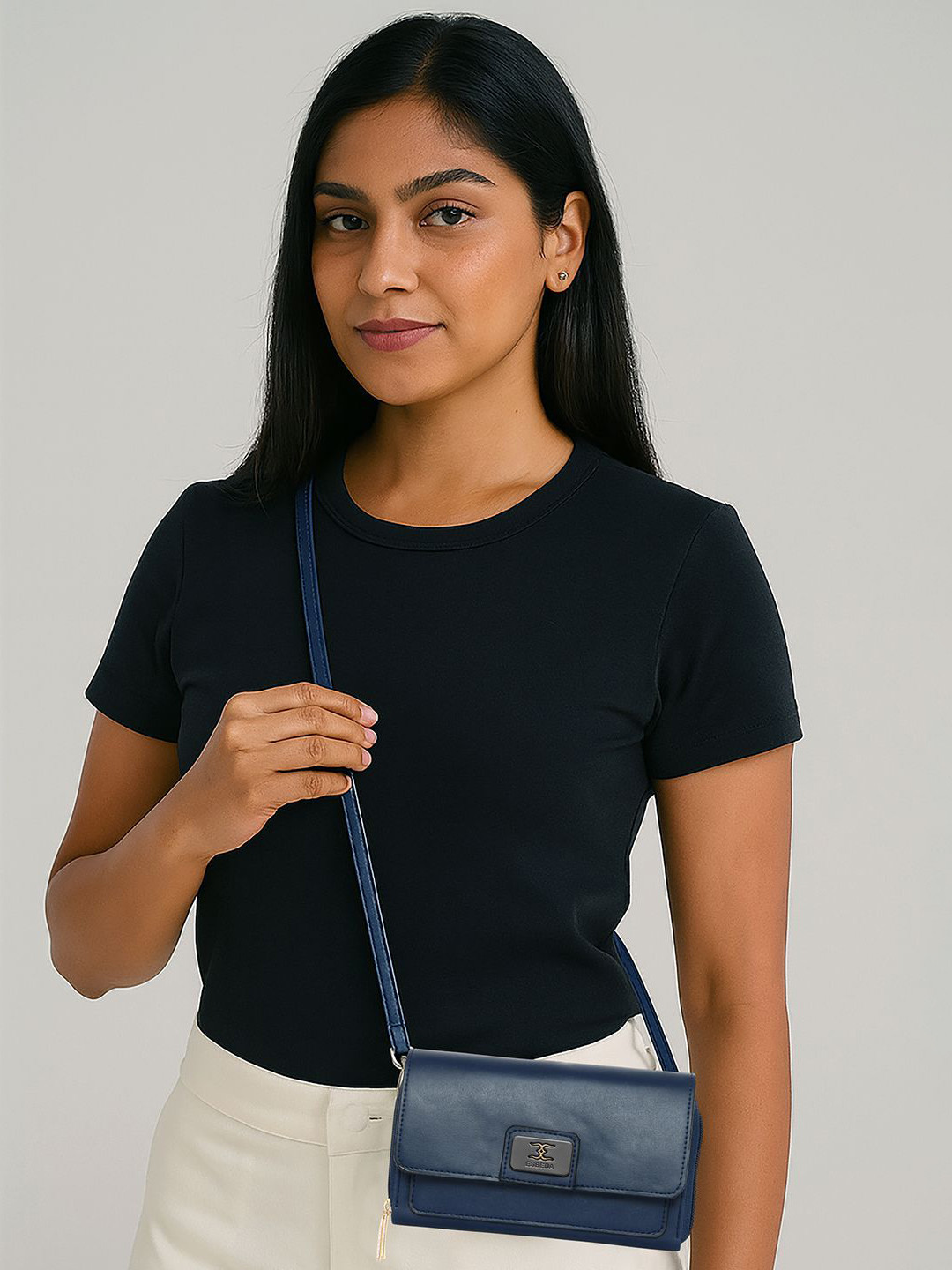 ESBEDA Women Solid Crossbody Sling Bag