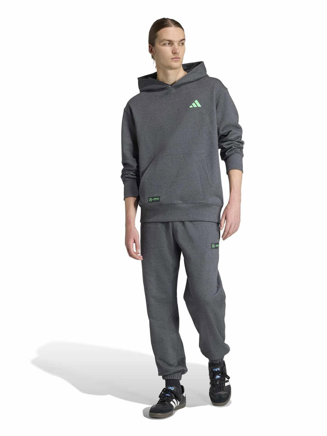 ADIDAS Mercedes AMG Petronas Formula One Team Premium Men Hooded Sweatshirt