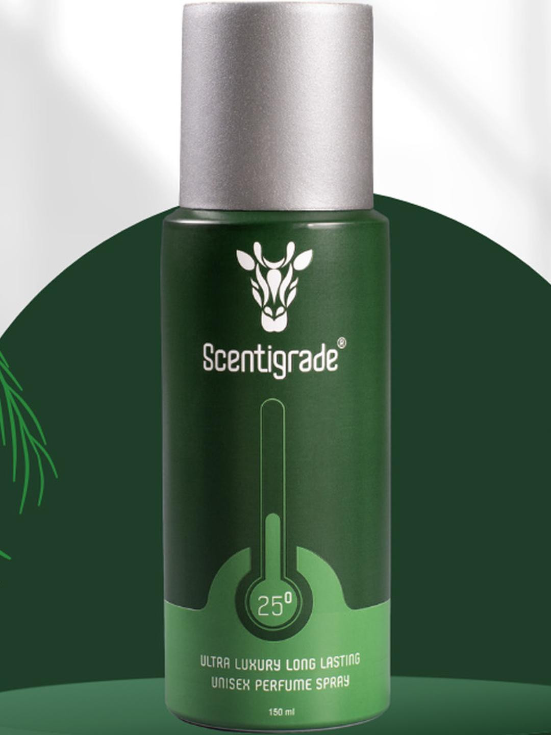 Scentigrade Unisex Green Long Lasting Orange & Vetiver Perfume - 150ml