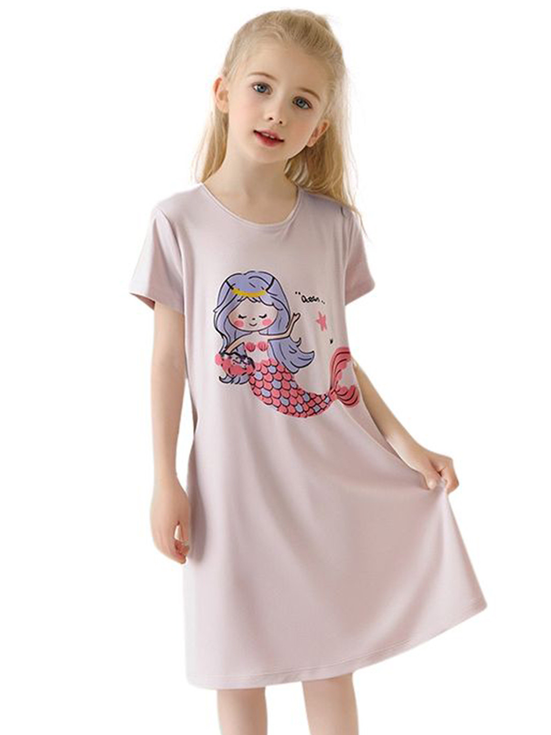 StyleCast x Revolte Girls Cartoon Characters Print Midi T-shirt Dress