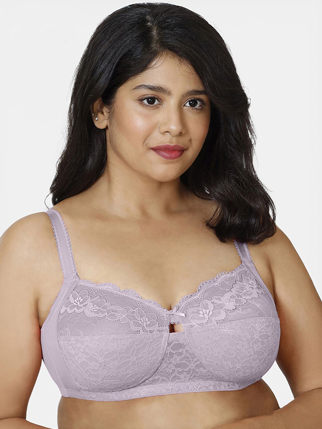 Zivame Women True Curv Double Layered Non Wired 3/4th Coverage Sag Lift Bra