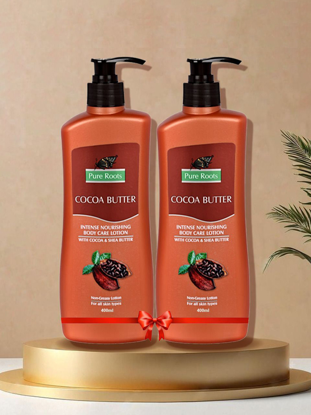 pure roots Set Of 2 Intense Nourishing Body Care Body Lotion - 400 ml Each