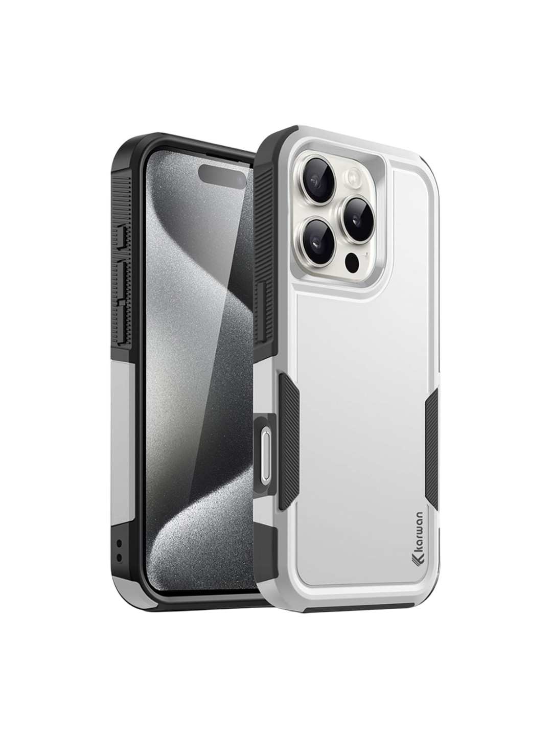 Karwan iPhone 16 Pro Max Rugged Dual Layer Back Case