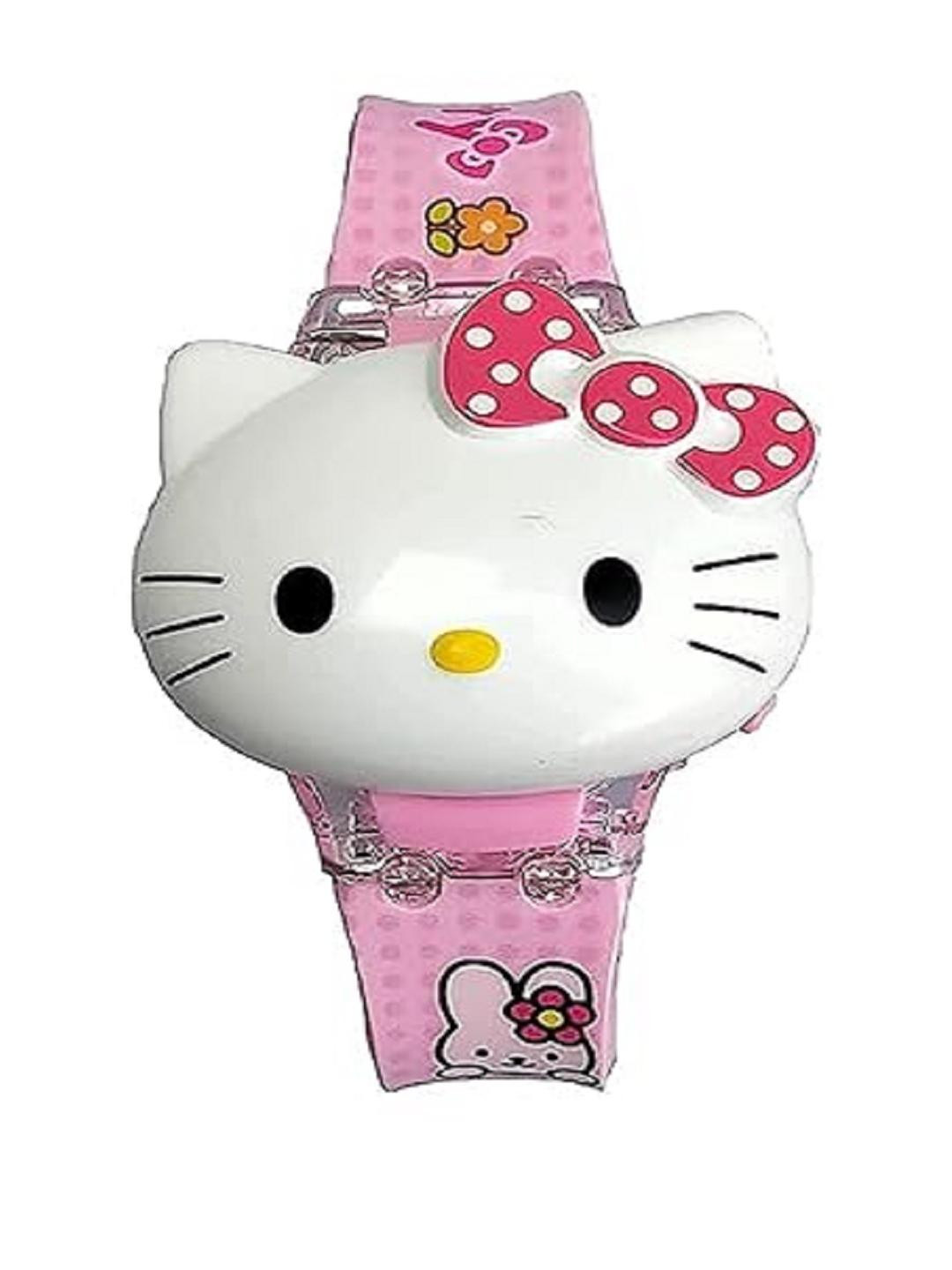 STYLEFLIX Kids Hello kitty Printed Dial & Straps Digital Multi Function Automatic Watch