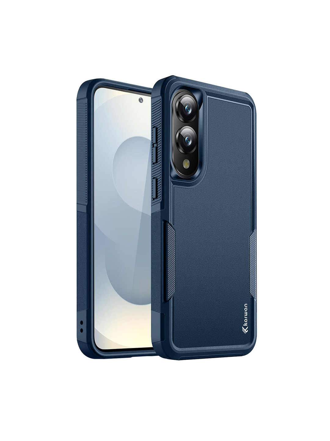Karwan Samsung S25 Edge Rugged Dual Layer Back Case Cover for