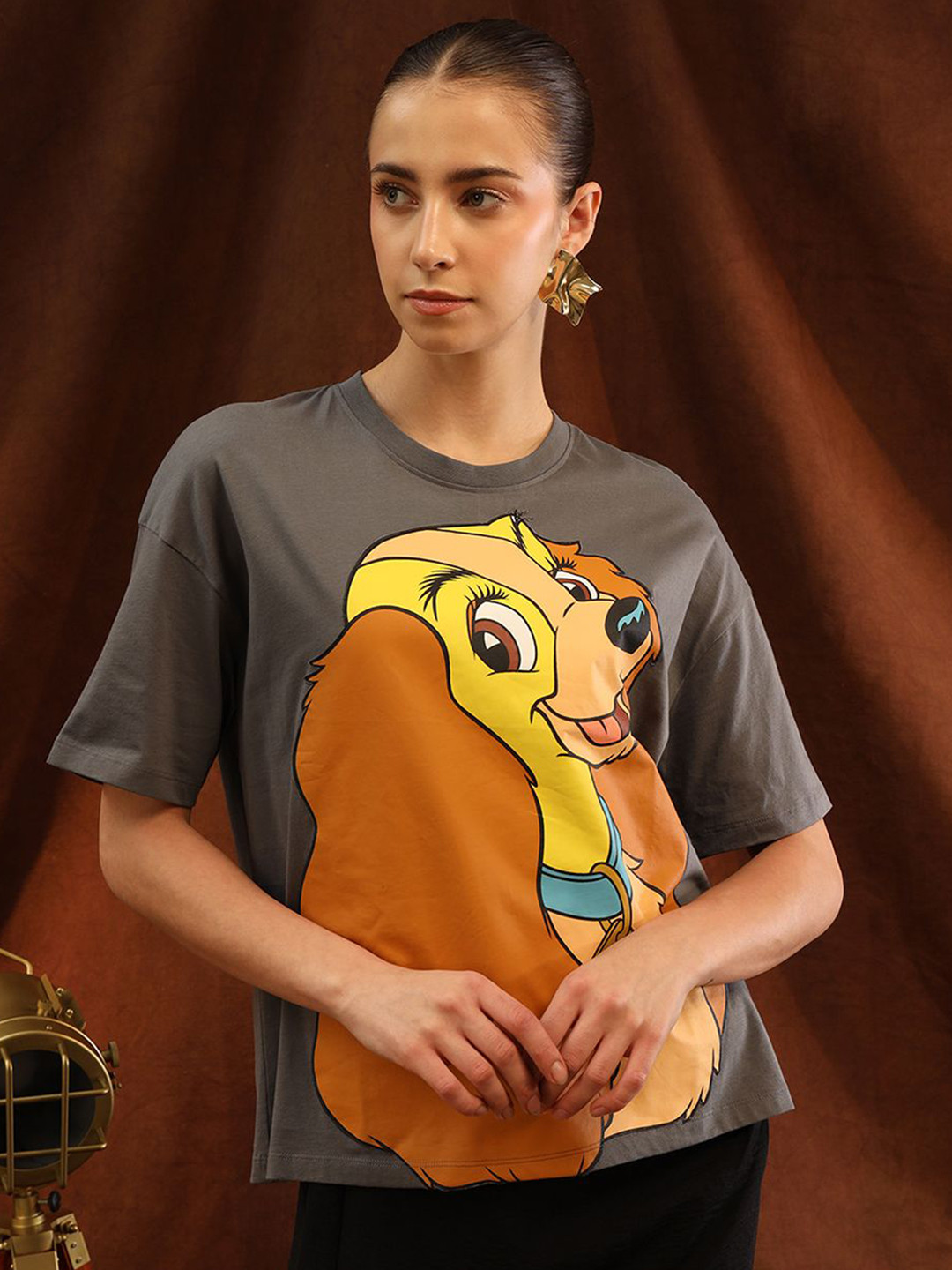 Kazo Women Disney Lady Printed T-shirt