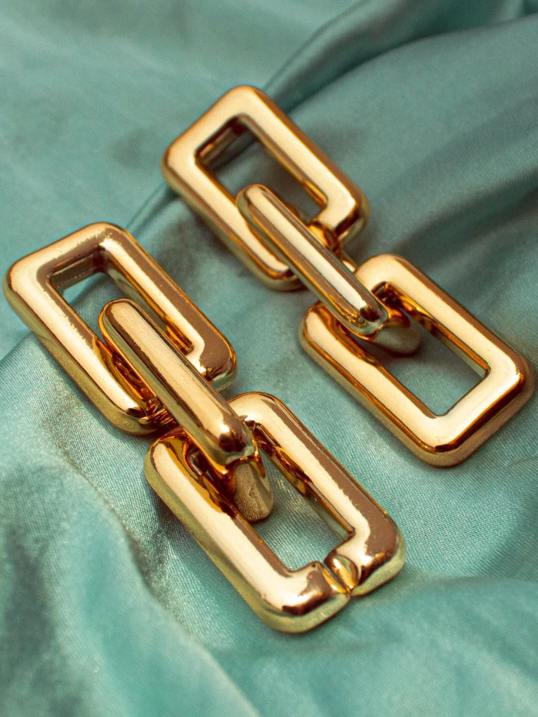 DressBerry Gold-Plated Alloy NA Drop Earrings