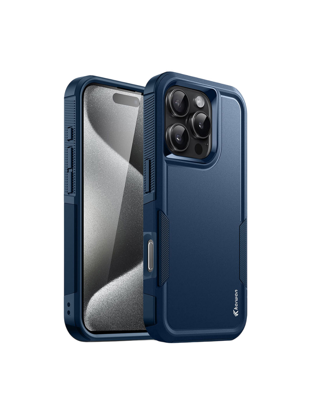 Karwan iPhone 16 Pro Max Rugged Dual Layer Back Case