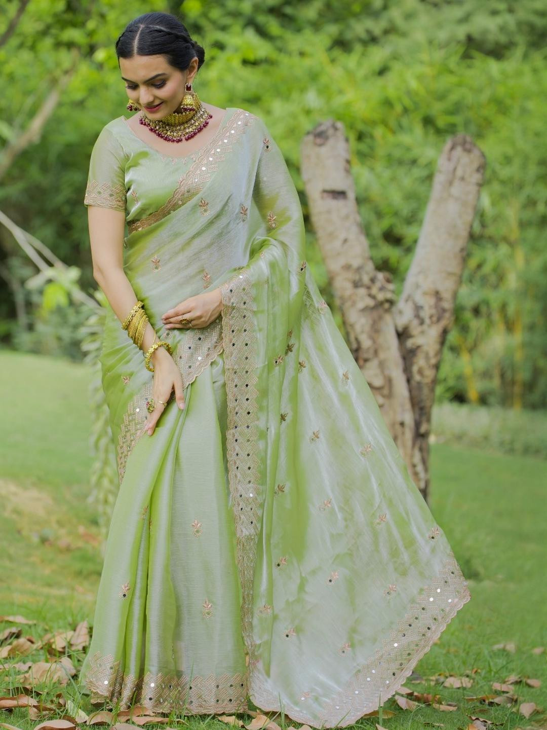 Prettyage Banarasi Organza Saree