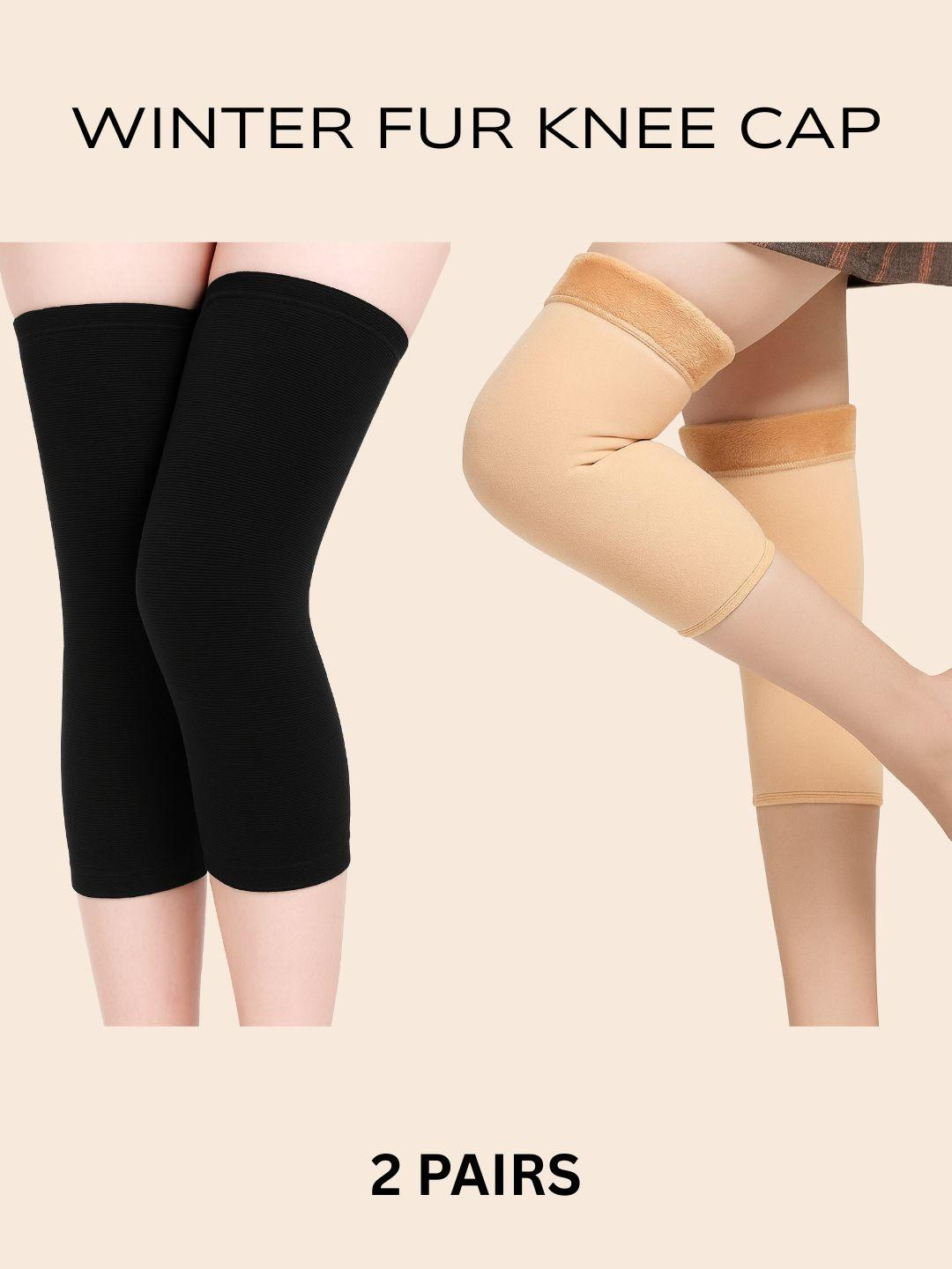 INDUS CLOUD 2 Pairs Unisex Woolen Knee Cap