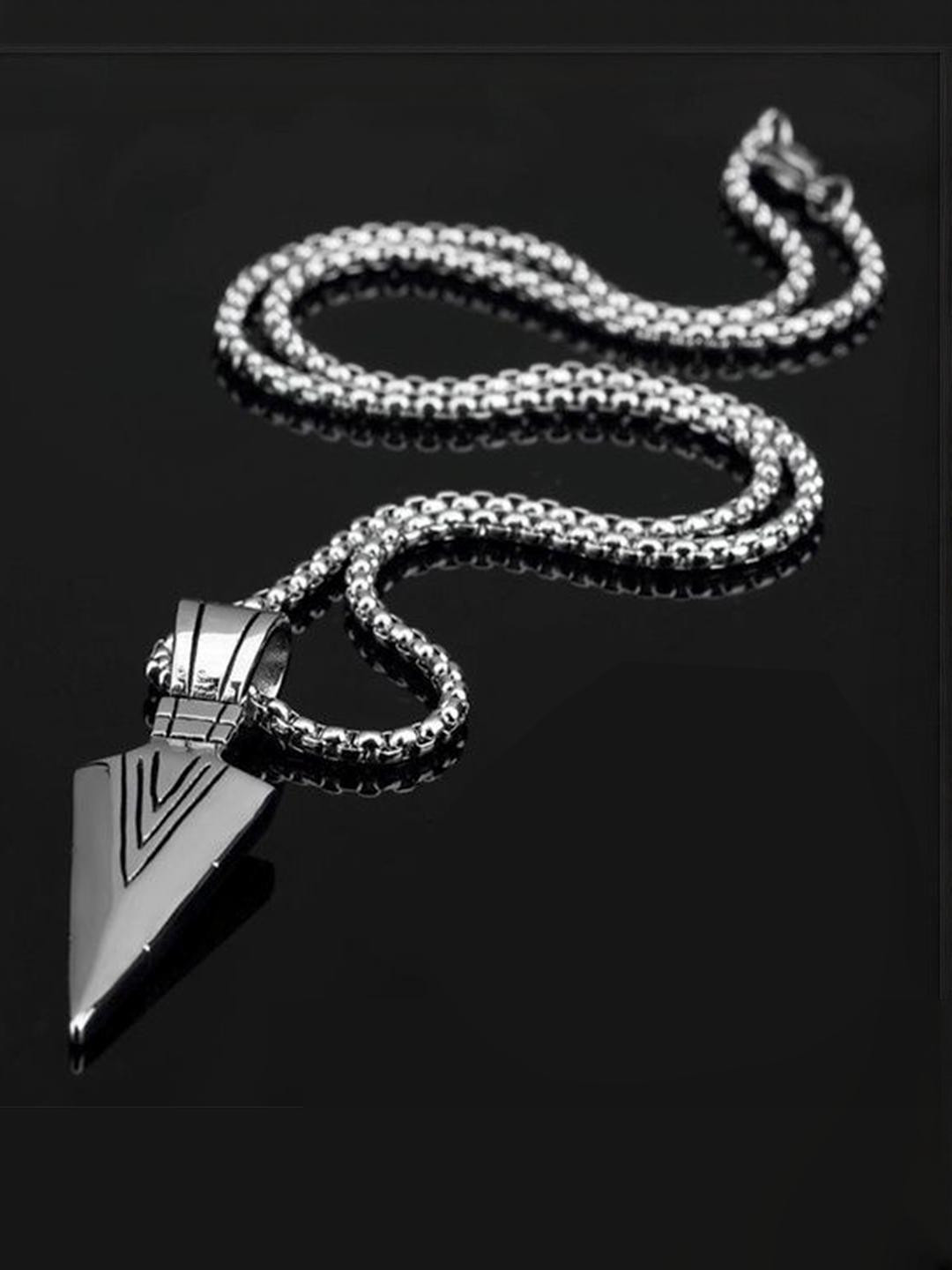 Samna Handicrafts Arrow Silver-Plated Chain
