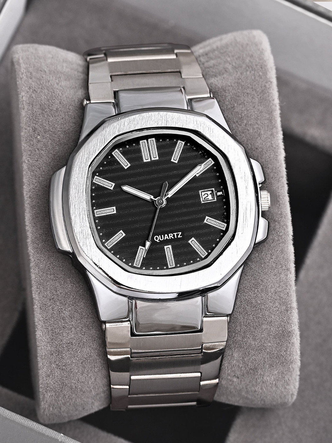 SWADESI STUFF Men Dial & Straps Analogue Watch WPPD BLACK 9