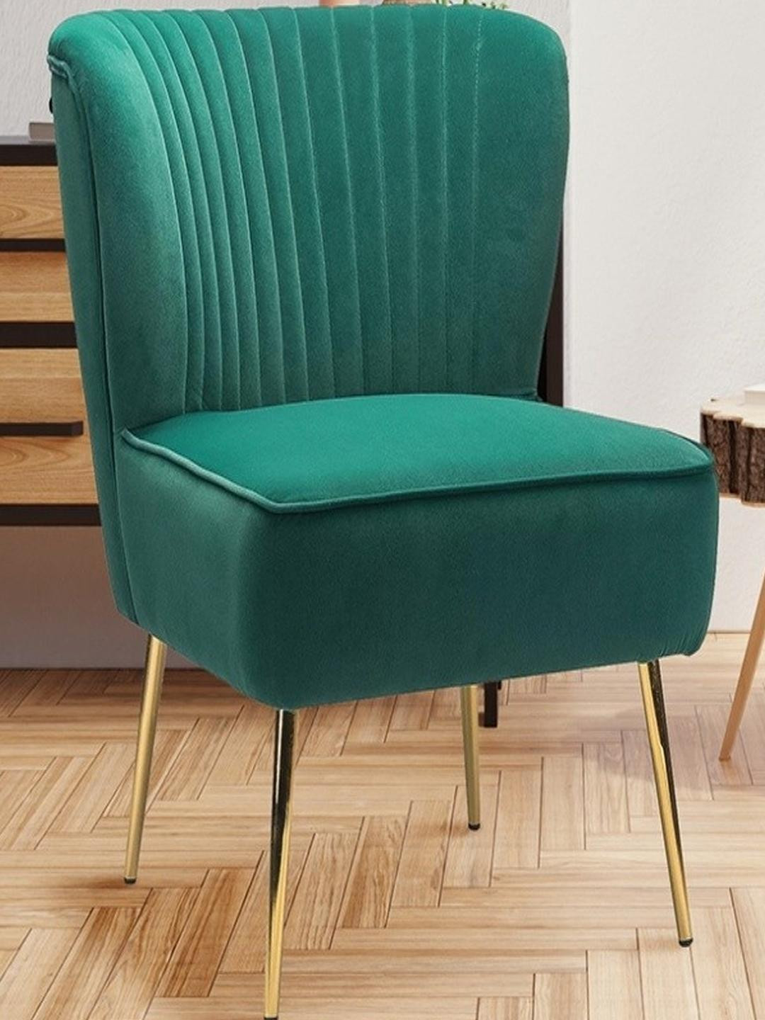 DOE BUCK Green Solid Beato Accent Chair