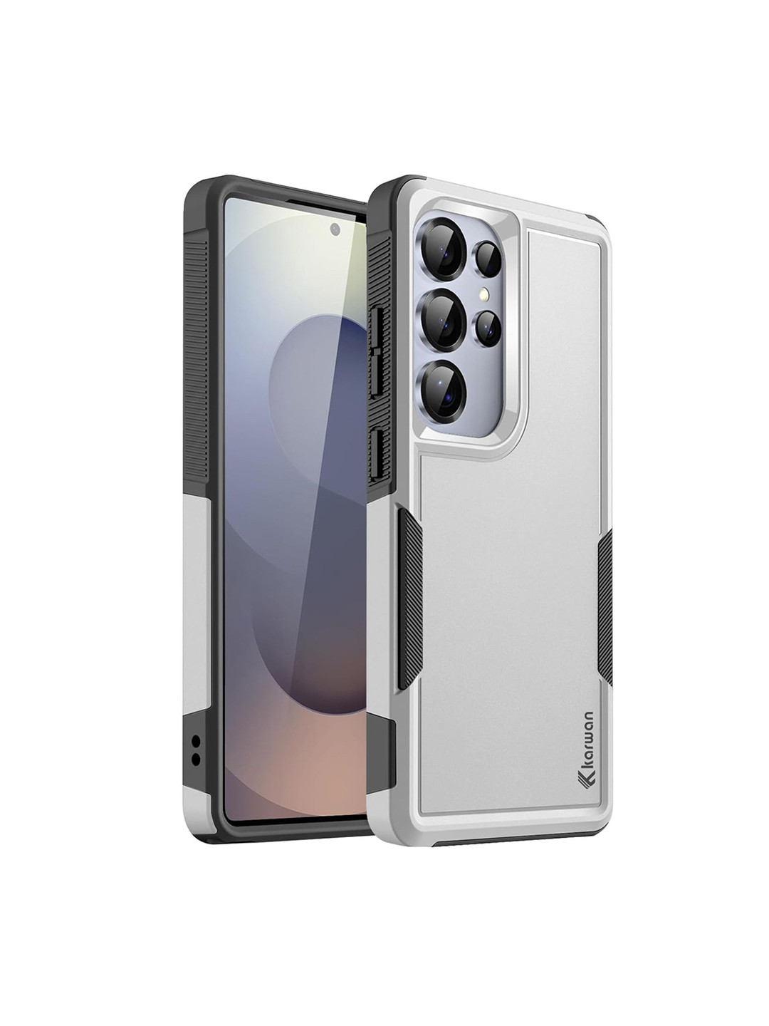 Karwan Samsung S23 Ultra Rugged Dual Layer Back Case Cover