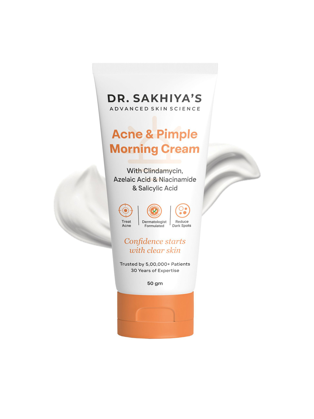 DR. SAKHIYA'S Acne & Pimple Morning Cream With Niacinamide - 50 g