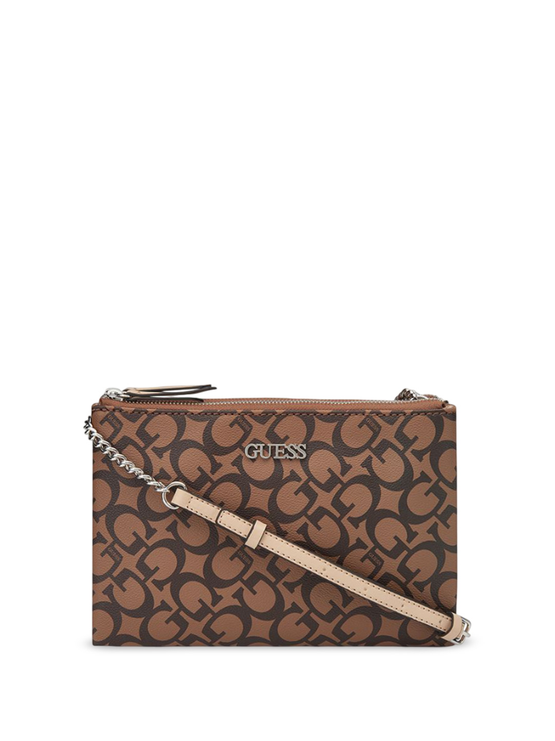 GUESS Brand Logo Printed Crossbody Sling Bag