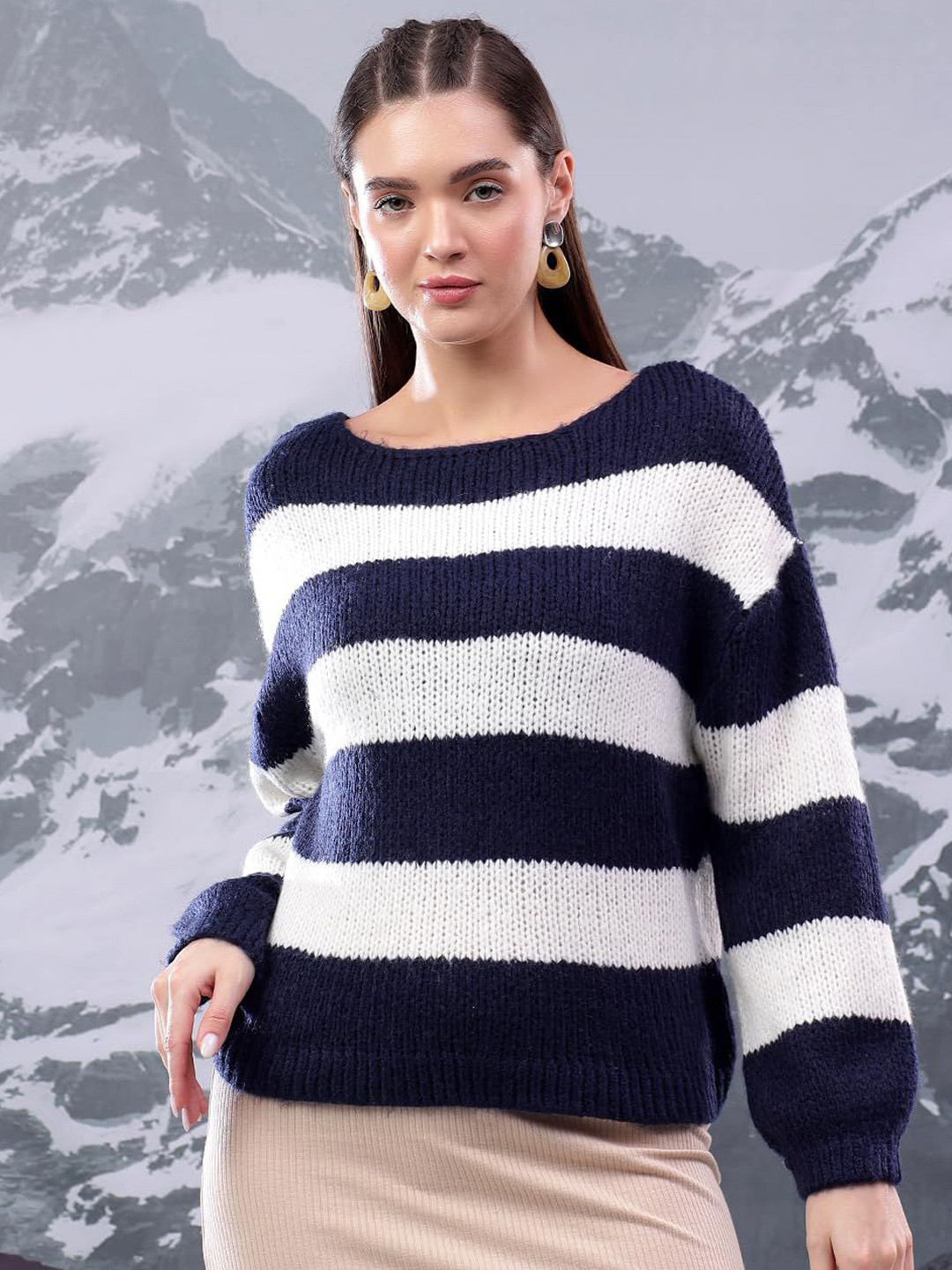 Stylecast X Kotty Women Striped Pullover