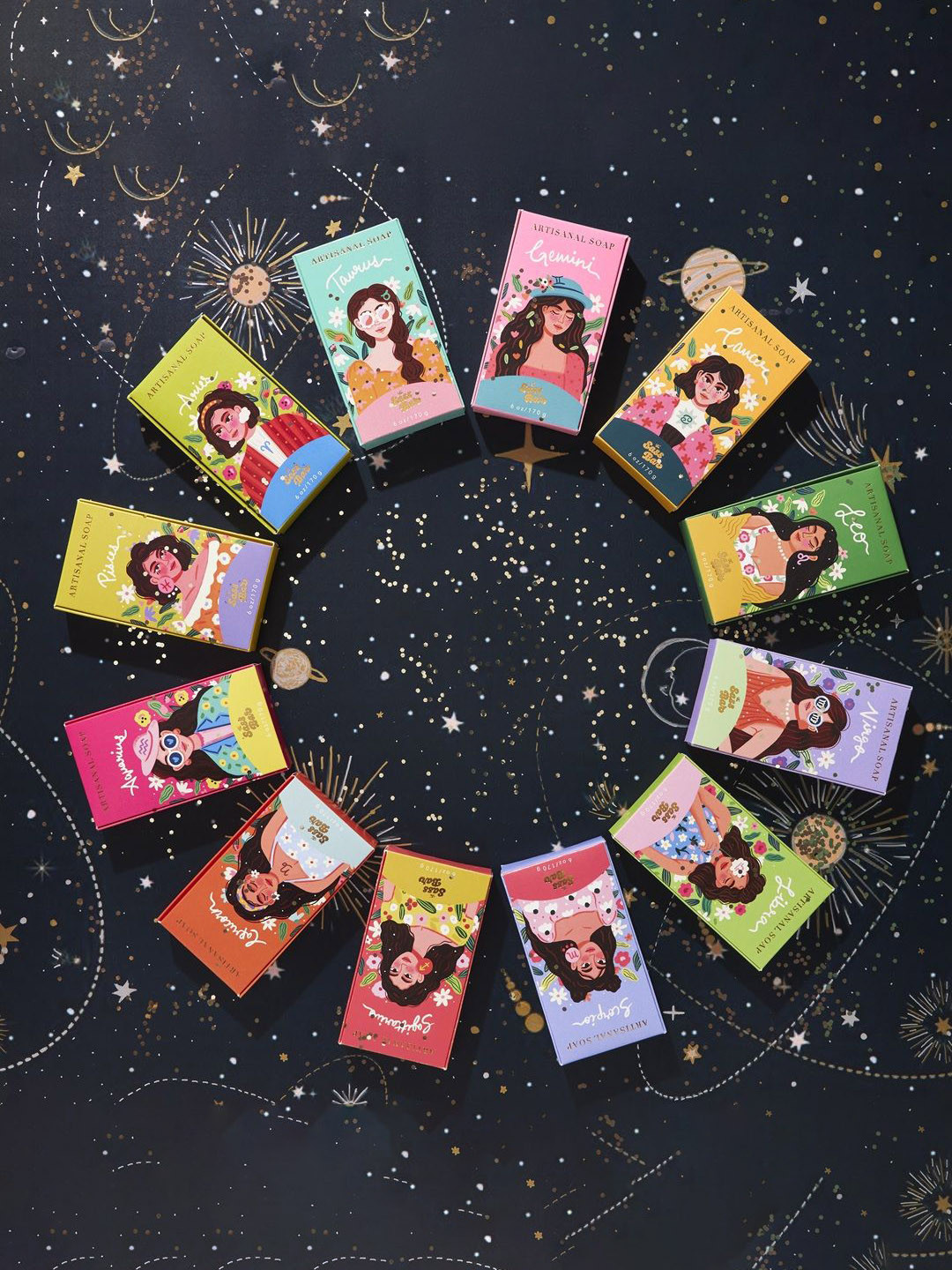 The Sass Bar Taurus Star Sign Soap- 135 g