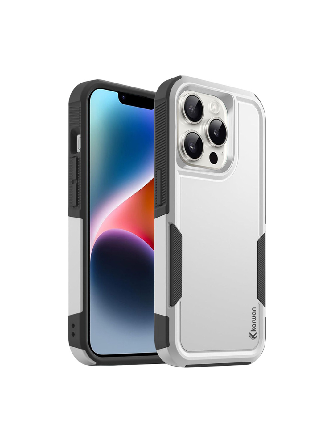 Karwan iPhone 14 Pro Max Rugged Dual Layer Back Case Cover
