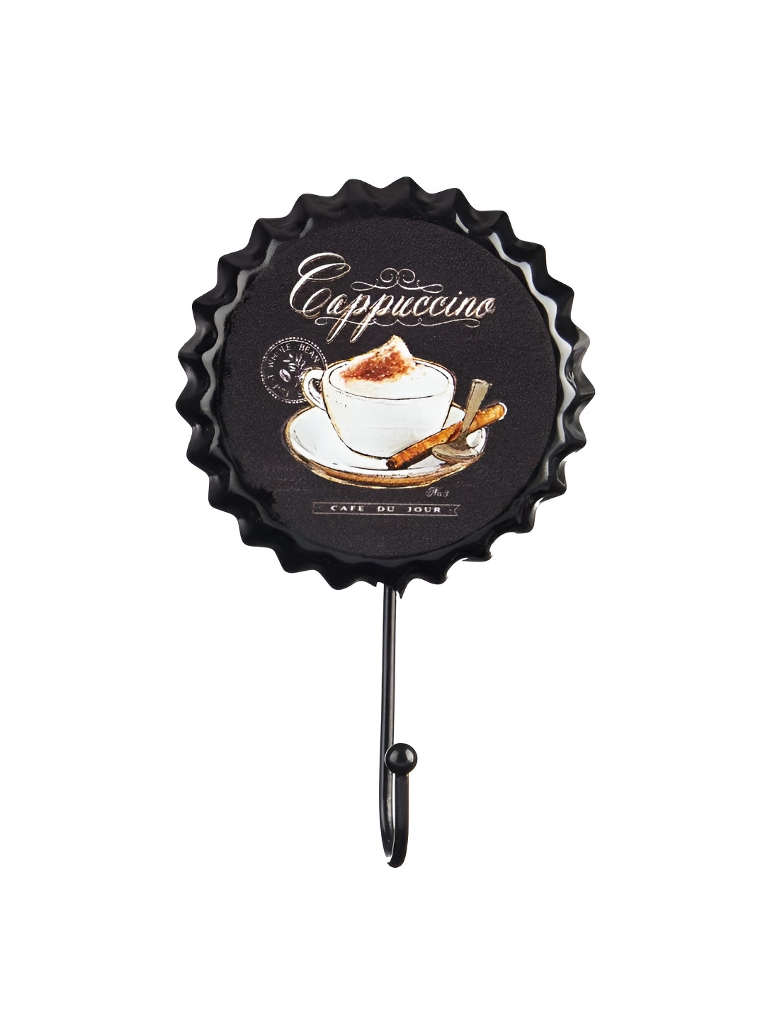 eazy wagon Black & White Cappuccino Retro Printed Wall Hook