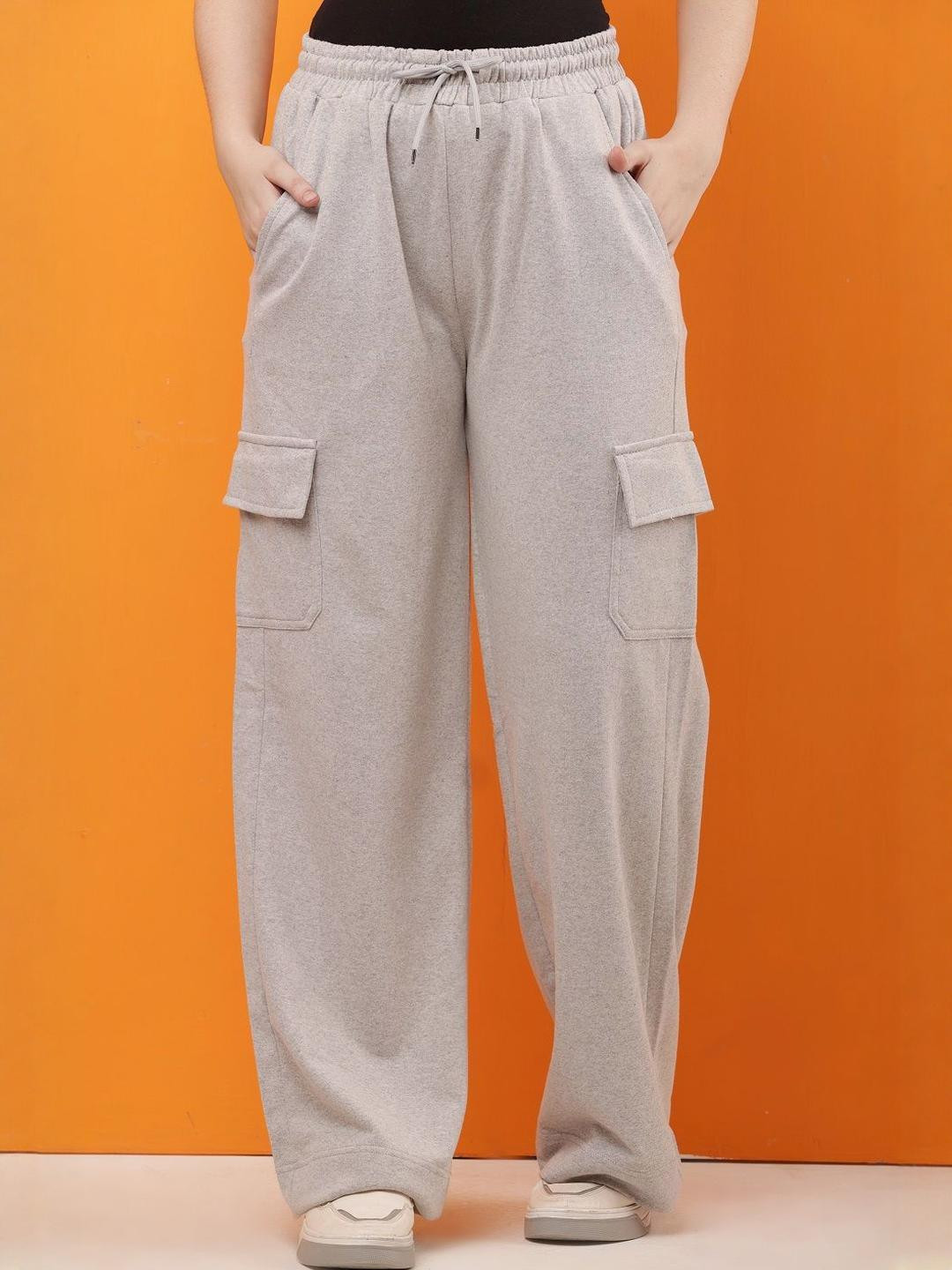 CLOTHINK INDIA Women Regular Fit Easy Wash Organic Cotton Cargos