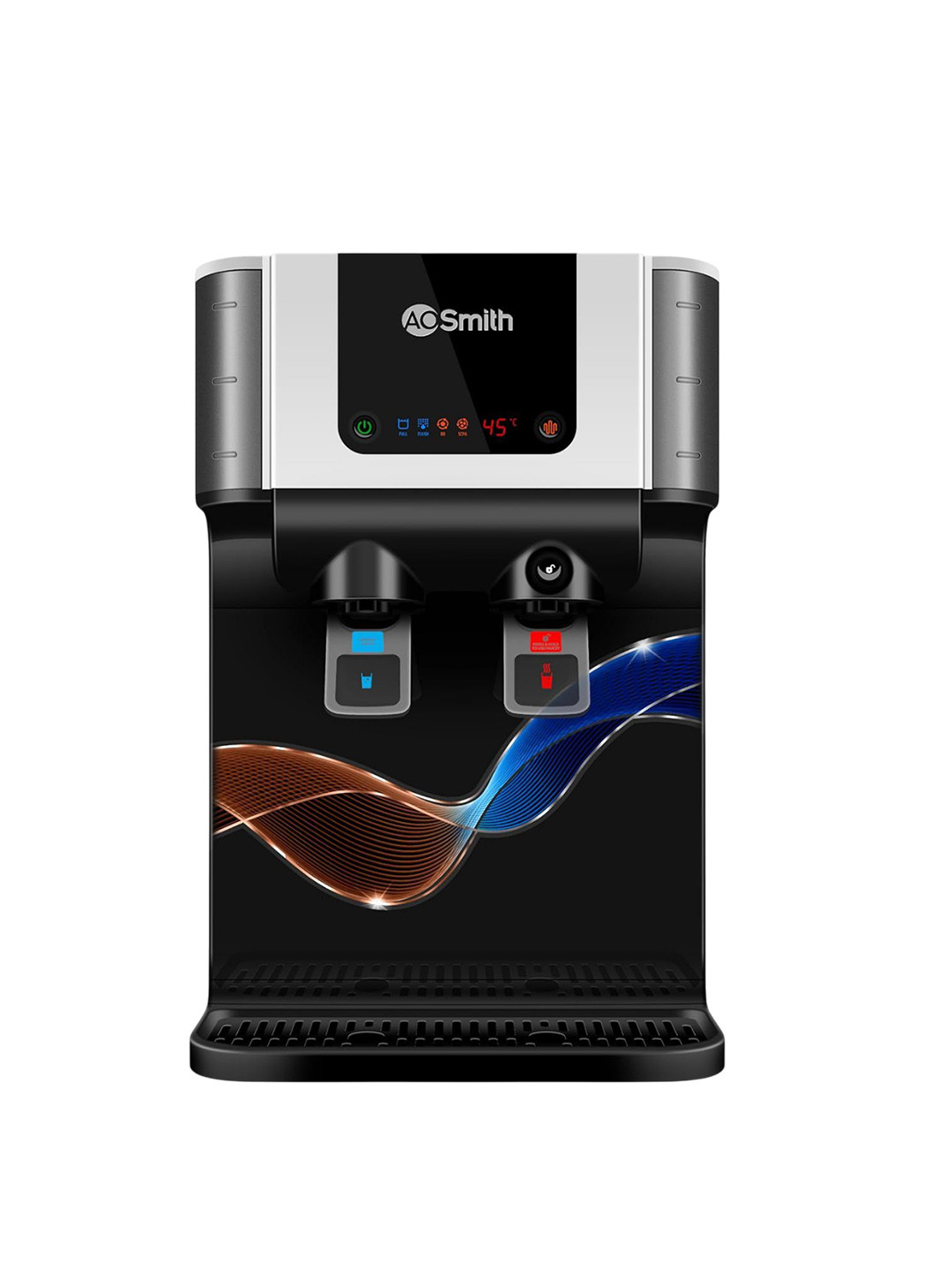 AO Smith X5 Black & White Under The Sink Water Purifier - 10 L