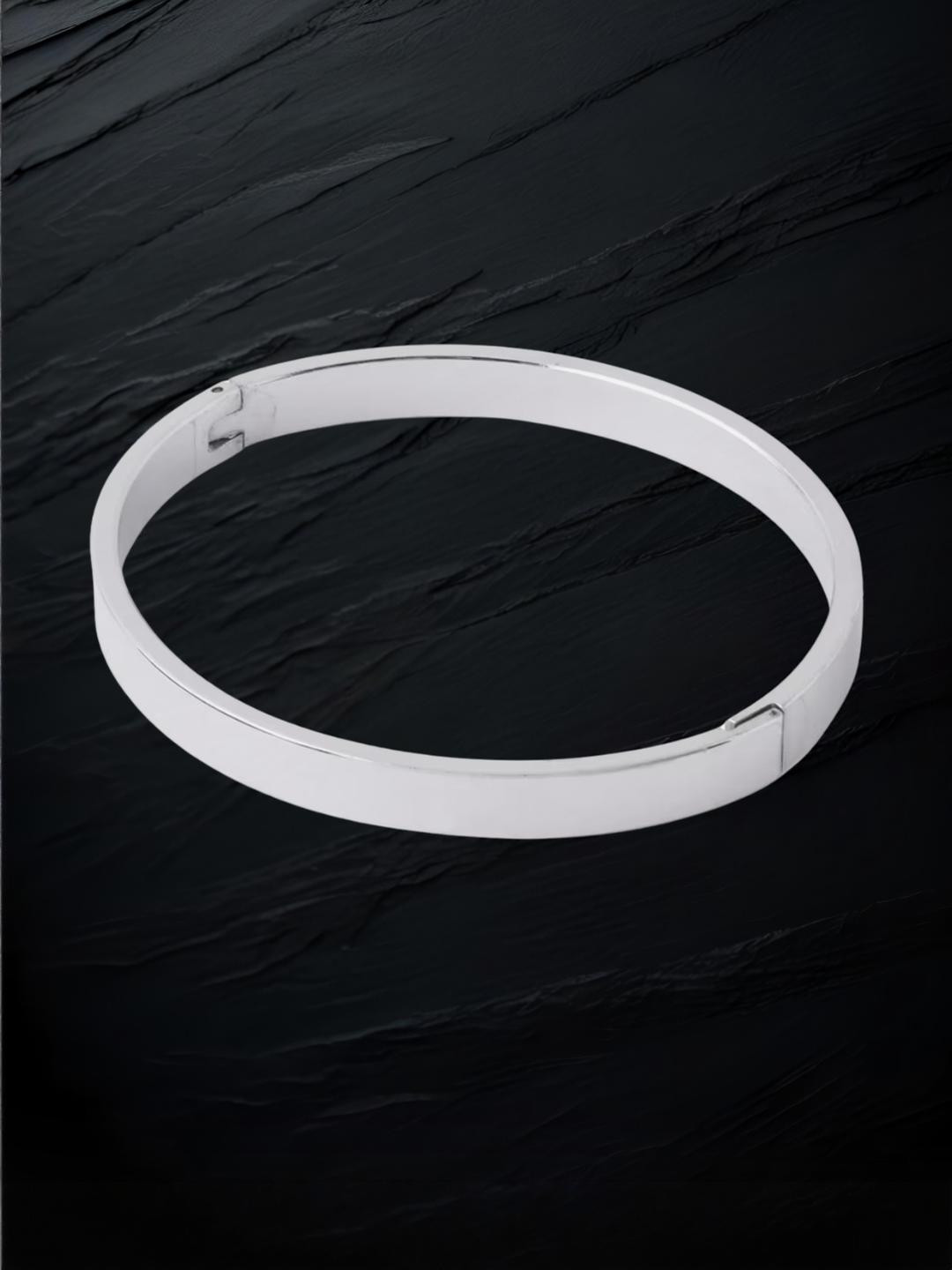 Samna Handicrafts Silver-Plated Stainless Steel Bracelet