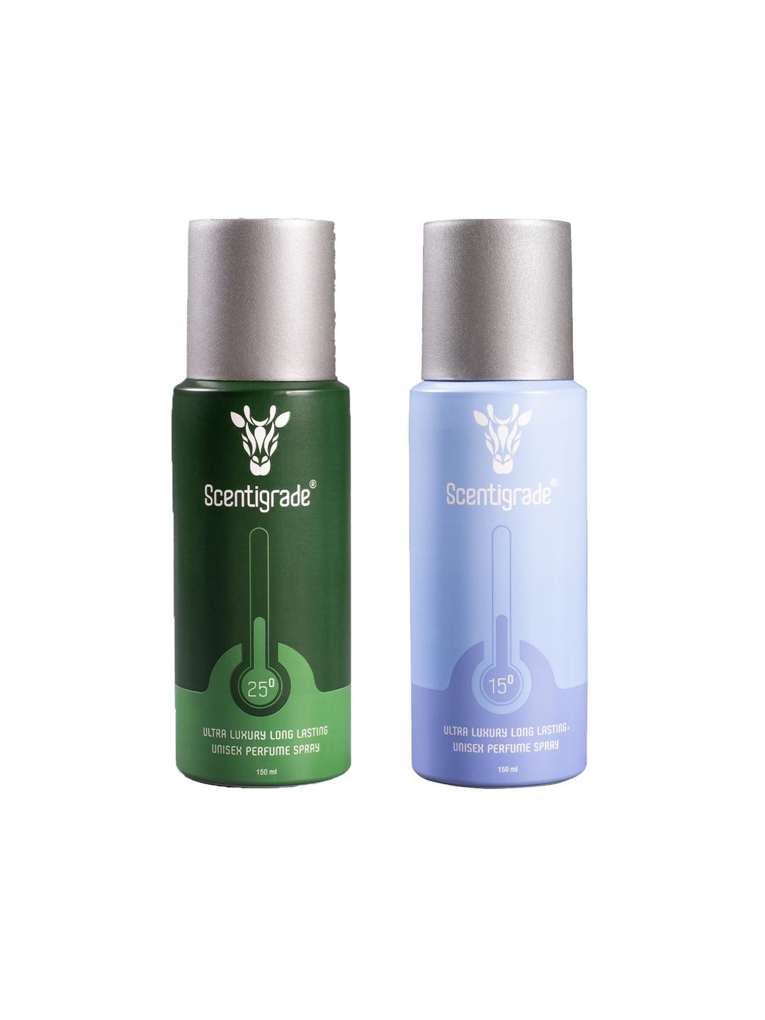 Scentigrade set of 2 ultra luxury long lasting perfume spray