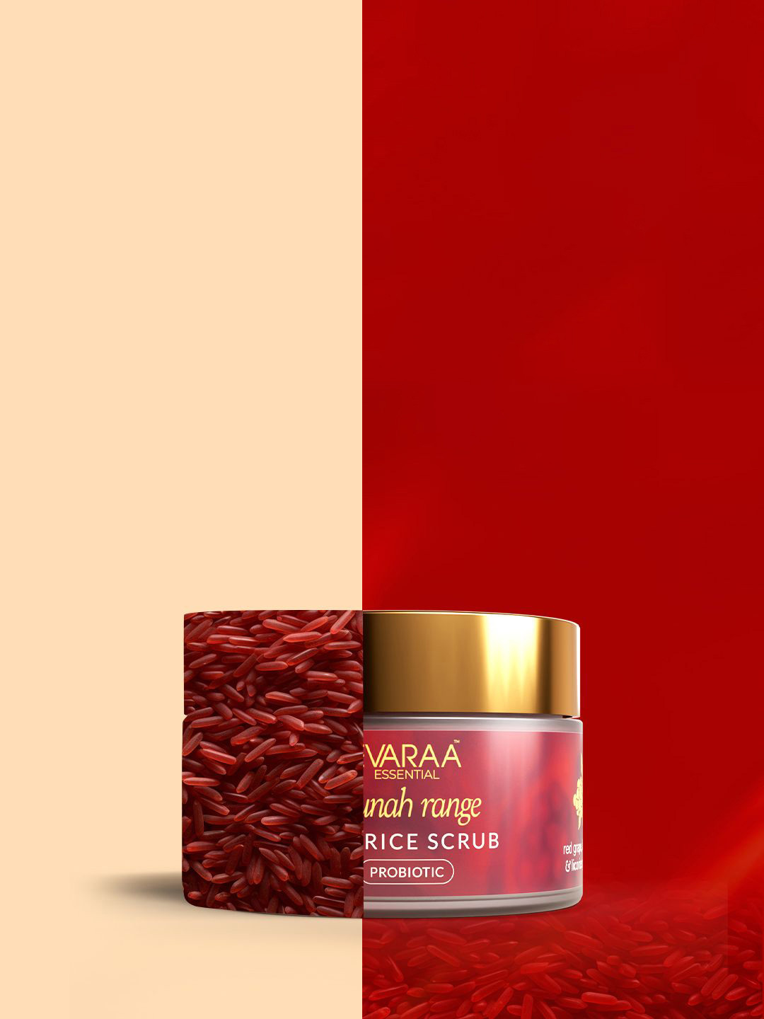 EVARAA ESSENTIAL Arunah Range Red Rice Scrub - 50 g