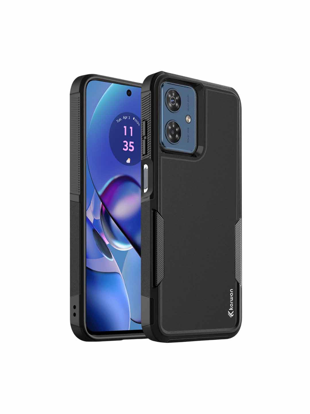 Karwan Moto G54 Non-Slip Rugged Dual Layer Back Case