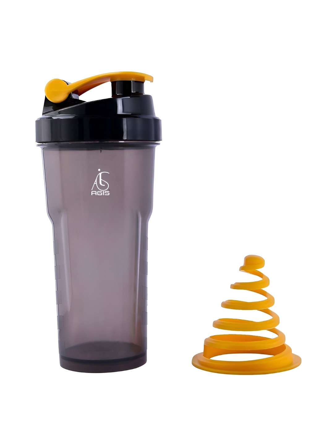 AGIS Black & Transparent Printed Water Bottle-700 ML