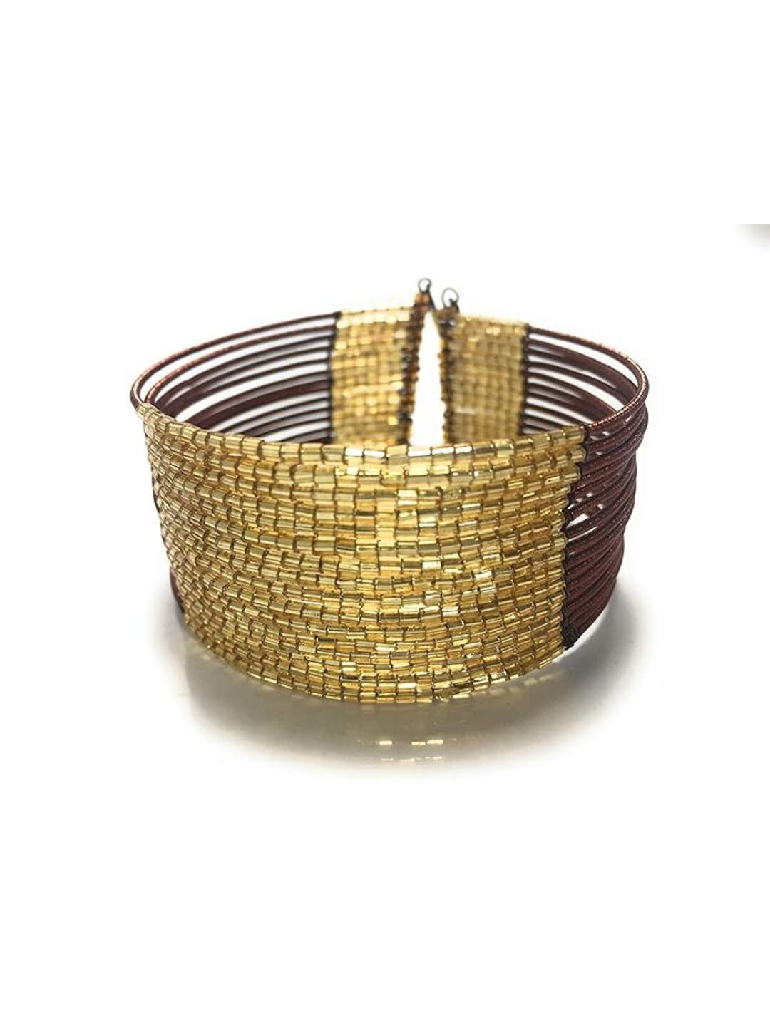 CHAHAT ACCESSORIES Artificial Beaded Cuff Bracelet