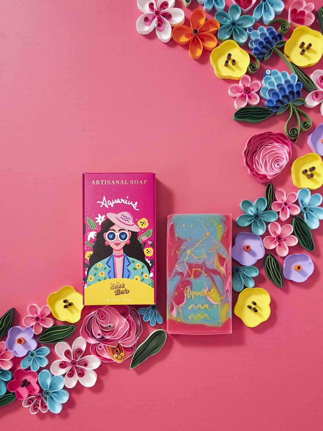 The Sass Bar Aquarius Star Sign Soap - 135 g