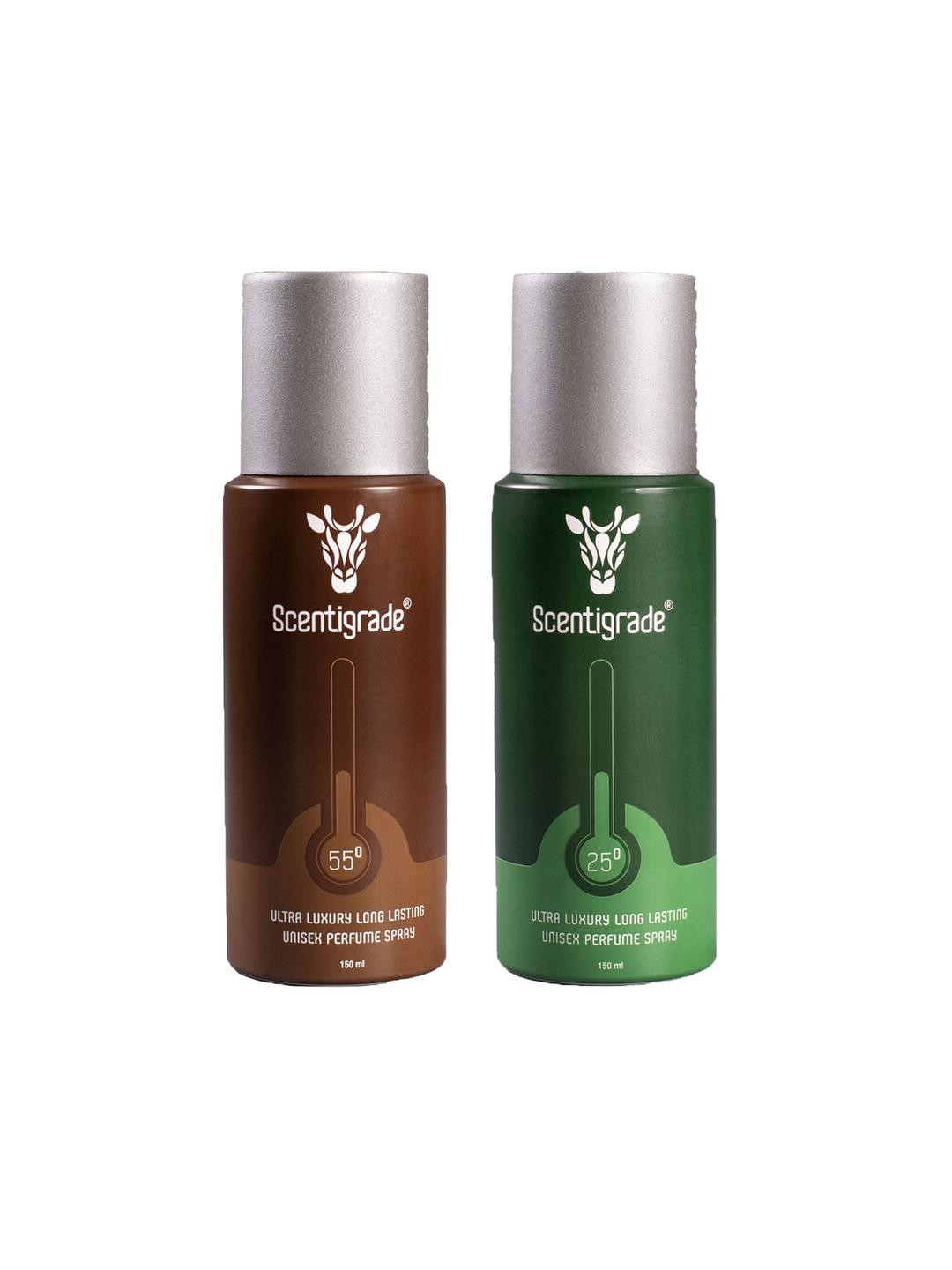 Scentigrade Unisex Set Of 2 Long Lasting Deodarants